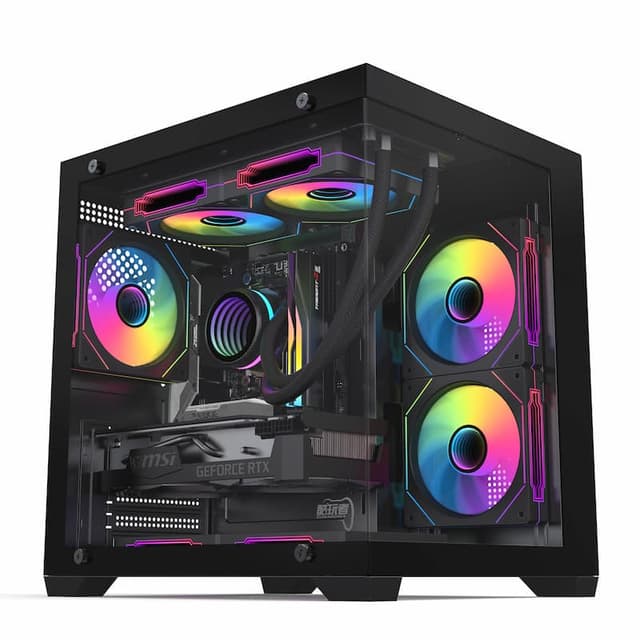 Provonto Starter PC Gamer RX 580 avec Intel Xeon X5650 et AMD Radeon RX 580 pour gaming en Full HD